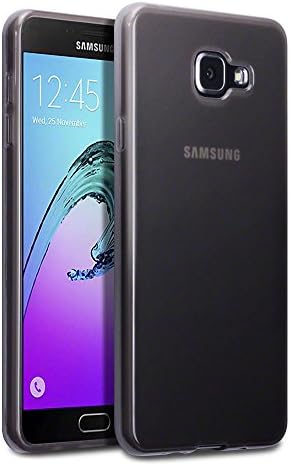 Samsung Galaxy A7 Extreme Element Case Zero-Shock Gel Precision Cut Smoke Black [Ultra Hybrid] AIR CUSHION [Crystal] Shockproof - Bumper Silicone TPU Gel Protective Smoke Black Rubber Soft Case Cover, Samsung Galaxy A7 2017 Case