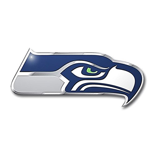 Preisvergleich Produktbild Offiziell lizenzierte NFL Aluminium-Emblem – Seattle Seahawks