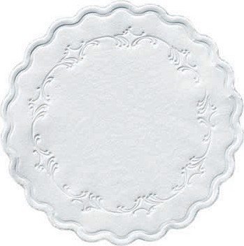 Duni Untersetzer 8lagig Tissue Uni weiß, ø 9 cm, 500 Stück