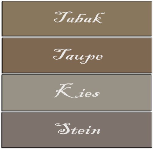Quick Kreidefarbe Classic für Shabby Chic und Landhaus Stil Antiklook Möbelfarbe Farbe (Schnee 1 Liter) - 5