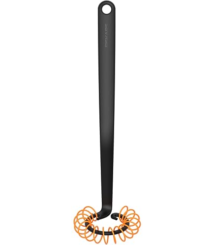 Fiskars Löffel Mit Spitzer Form – 30 Cm, Kunststoff, Schwarz | Suppenkelle Zum Schöpfen & Umrühren, Spülmaschinenfest