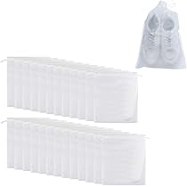 25 Sacchetti Portascarpe Impermeabili - Borsine Con Coulisse Per Viaggi, Polvere E Organizzazione - Foto 5