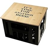 Geschenkidee Bierkastensitz Sitzauflage Hocker mit Motiv ANOTHER BEER