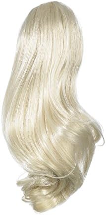 Love Hair Extensions Percilla Crocodile Clip Synthetic Hair Ponytail Colour 60 Pure Blonde 16 -inch