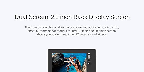 Firefly 7s (versión española)- Videocámara deportiva (LCD 1.5'', 1080p 60 fps, sumergible hasta 20 m) - HawkEye Firefly