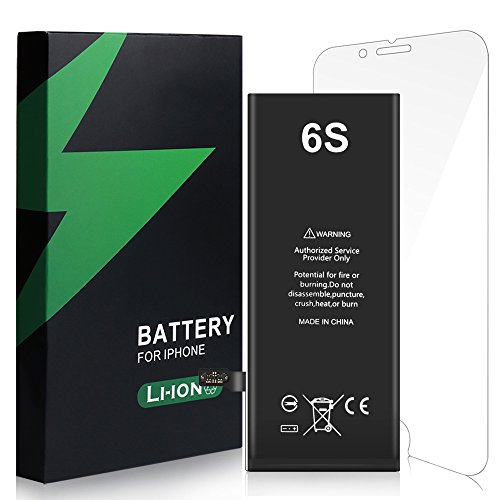 Preisvergleich Produktbild Batteriol ErsatzAkku für iPhone 6S Batterie, Enthalten 2pack Displayschutz, Ersatz Repair Tool Kits und Anweisungen