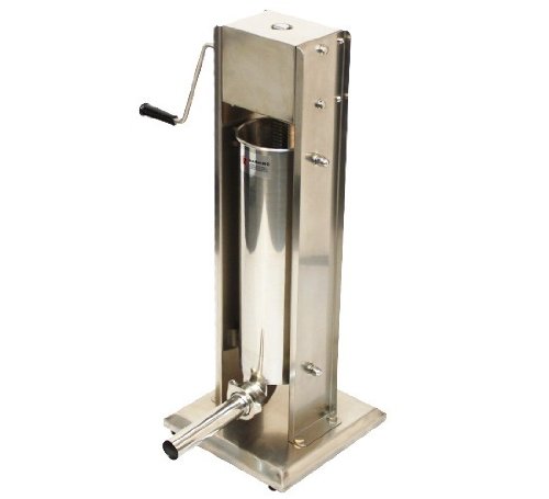 Ricoo Wurstfüller RWH-07 Wurstfüllmaschine Wurstmaschine Wurstspitze Wurstpresse Wurststopfer Wurstfüllgerät Handwurstfüller Handwurstpresse +++ 7 Liter Fassungsvermögen +++ 2-Gang Getriebe +++ Inkl. 4 Füllrohre +++ Material V2A Edelstahl +++ Inkl. 2 Ersatzdichtungen - 2