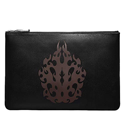 Preisvergleich Produktbild SHAN Leder Umschlag Tasche Herren Leder Handtasche Business GroßE KapazitäT Handtasche PersöNlichkeit Mode LäSsig Ordner Clutch Bag