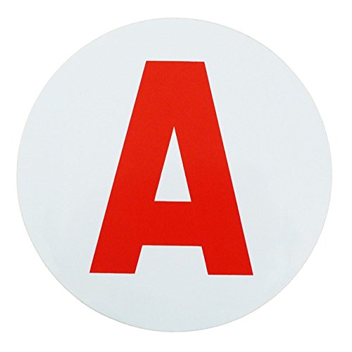 TURBOCAR Lettre A Magnétique - pour Jeunes Conducteurs Automobiles