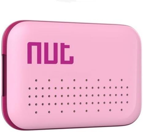 Voocool Nut 3 Mini Smart Tag GPS Bluetooth for Child Kid Pet Wallet Tracker Anti-lost Alarm Key Finder Locator (Pink)