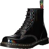 MARCA: Dr Martens Dr. Martens 1460 Mujer Rainbow Negro Botas-UK 5