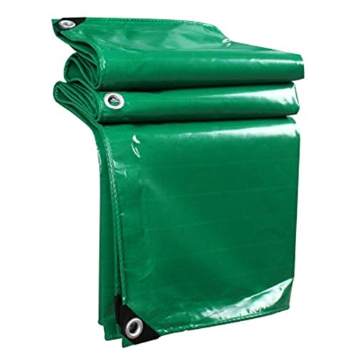 Preisvergleich Produktbild Abdeckplanen Plane Hochleistungsplane - Hochdichte Plane - Gewebtes Polyethylen und doppelt laminiert, 100% wasserdicht und UV-geschützt - 450 g / m² - Grün (Size : 4X4m)
