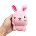 Produktbild Squishy Stress Spielzeug, Holeider Rosa Nettes Kaninchen Squeeze Geschenk Rising Toys (Rosa)