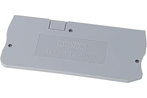 Phoenix Contact D-PT 4-TWIN zaślepka zamykająca, 66,5 mm długości, 2,2 mm szerokości, 29 mm wysokości, szary, 50 sztuk