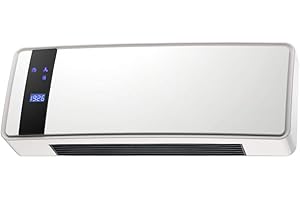 PUR LINE | Radiateur mural céramique 2000 W, affichage numérique, télécommande - Radiateur mural 2000 W avec minuterie hebdomadaire et protection de sécurité