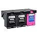 Produktbild Karl Aiken Remanufactured Tintenpatronen HP 650XL 650 XL kompatibel für HP Deskjet 1015 1515 2515 2545 2645 3515 3545 4515 4645 Drucker 3X (2 Noir + 1 Tri-Colore)