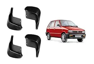 Sparedeals - Car Mud Flap/Mud Guard for Maruti Suzuki Car 800 (Set of 4 Pcs.)