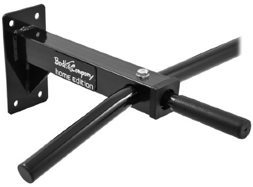 Profi Klimmzugstange schwarz für die Wandmontage inkl. Befestigungsmaterial und Anleitung BCA-45 - 2