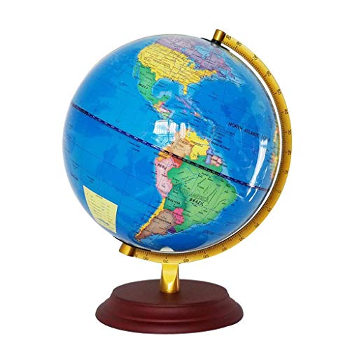 Preisvergleich Produktbild Backbayia 23cm Rotierende Desktop Geografie Globus Weltkugel mit Beleuchtung für Kinder Lernspielzeug
