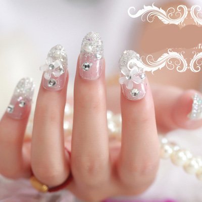 MAKARTT® 500pcs Nagel Ende Ovale Volle Deckung Weiß Kunstnagel falscher Nagel Acrylic Nagelkunst 10 Größe perfekte Länge für Nagelkunst Salon und DIY zu Hause (klar) - 4