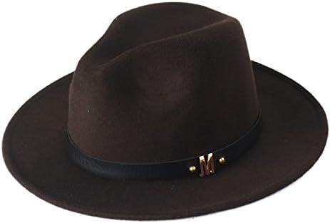 HCIUUI Fashion Wool Women's Wide Brim Summer Sun Hat for Laday Chapeu Feminino Church Fedora Cap Panama Sunhat Top Hat
