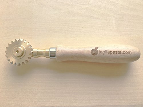 Gezähnter Teigrad mit einzelner Klinge Aus Messing Art. AM/RS38 - 2