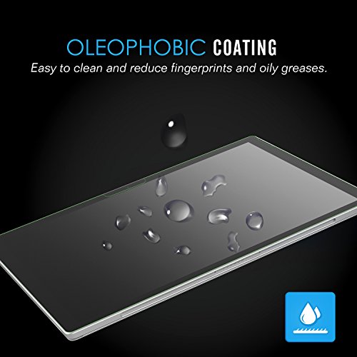 Microsoft Surface Pro 4 Folie – MoKo Klar HD 9H Panzerglas Hartglas Displayschutzfolie Glas Display Schutzfolie Displayschutz Glasfolie Glass Screen Protector für Surface Pro 4 12.3″ 2015 Tablet, Klar - 4