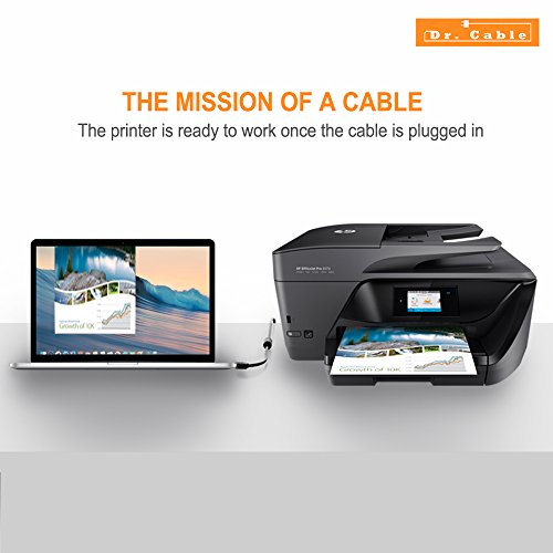 C  ble Printer  Act C  ble Imprimante USB 2 0 A vers B M  le pour les Imprimantes HP  Canon  Lexmark  Epson  Dell  Xerox  Samsung  Oki  Pixma  Hero etc   1 5m 