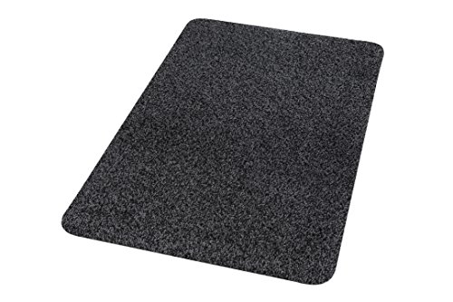 Andiamo 700607 Schmutzfangmatte Samson, 50 x 80 cm, uni, Baumwolle, Waschbar bei 30 Grad Celsius, anthrazit - 6