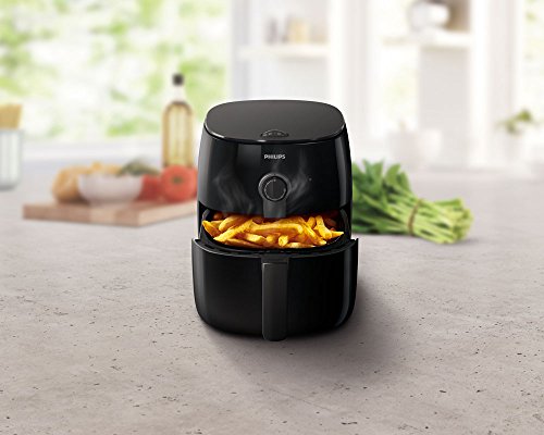 Philips HD9621/91 Viva Collection Airfryer, Healthy Cooking, Baking and Grilling, 1300 Watt, Black