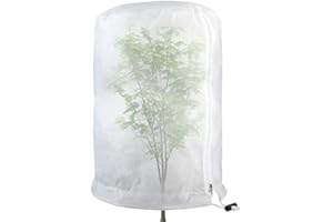 Mnrkaoic Voile D'hivernage Plante, Voile Hivernage Olivier, Voile Dhivernage Arbre, Housse De Protection Tomate Citronnier, Housse Hivernage pour Plantes Sac Vegetaux Jardin (120×180cm)