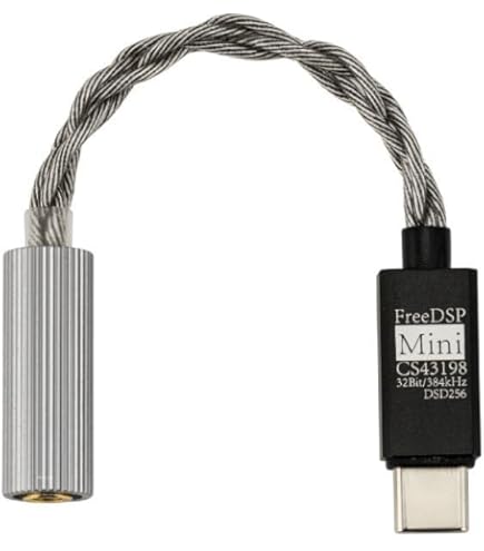 thumbnail image 2 of Hi-Res Lossless Music USB C To 3.5 Mm Audio Adapter With DAC Chip CX31993 & AMP Chip MAX97220 CT6 Pro HiFi 32bit 384KHz Dongle Headphone Amp USB C DAC Compatible With 2 of 9
