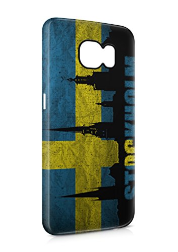 3D Samsung Galaxy S6 Schweden Stockholm 1 case Tasche Hülle Case Cover Schutz Handy