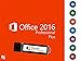 Produktbild Microsoft Office Professional Plus 2016 |1 PC |zum Download Aktivierungsschlüssel 32 bit & 64 bit. Deutsch. Original Lizenz. + 8 GB JP Trading Enterprises USB Stick!