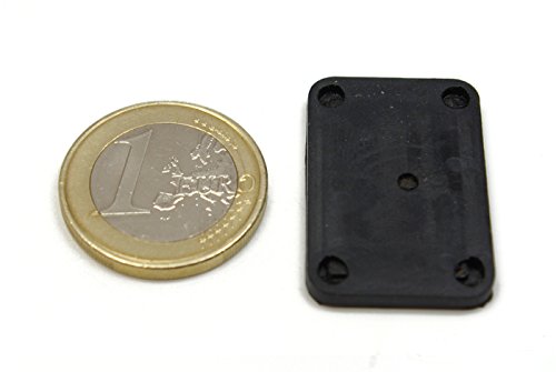 AimanGZ- 10 Imanes neodimio bloque 30mmX20mmx2mm forrado caucho