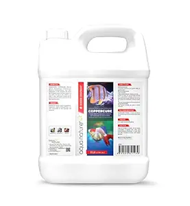 AquaNature CopperCure Treats External Parasites Infection for Freshwater & Marine Water Fishes (5Ltr)