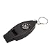 Price comparison product image SODIAL(TM) 4 in 1 Mini Pocket Thermometer Compass Whistle Magnifier / Magnifying Glass Emergency Survival Tool Kit Key Ring