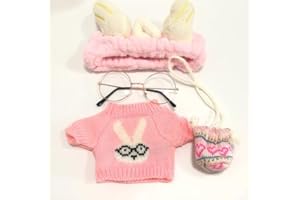 JUNZIWING Ropa De Juguetes De Peluche De Pato Lalafanfan De 30Cm, Bolsa De Ropa De Vestir De Patos Amarillos Hialurónicos Kawaii, Chico Adulto