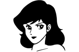 TLDSHOP LDSHOP® - Etichetta ADESIVA per AUTO e MOTO - Compatibile con Personaggi Manga e Anime serie LUPIN - PVC Adesivo - Resistente Esterno e Interno - Misura 10cm - Personaggio: (Fujiko Mine (Margot))