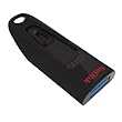 SanDisk Ultra 128 GB USB-Flash-Laufwerk USB 3.0 bis zu 100MB/Sek, Single Pack, Schwarz & AmazonBasics USB-3.0-Kabel A-Stecker auf Micro-B-Stecker (0,9 m)