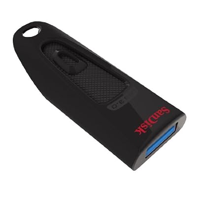 SanDisk Clé USB 3.0 SanDisk Ultra 64 Go avec une vitesse de lecture allant jusqu'à 100 Mo/s (SDCZ48-064G-U46)