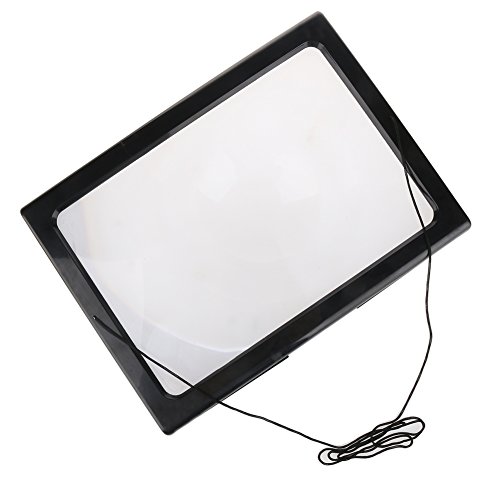 AUTOPKIO detallada Lectura Hands Free Lupa 3 x para abuela con LED de luz batteriebetriebene rect ngulo Hands Free Lupa reviews AUTOPKIO detallada Lectura Hands Free Lupa 3 x para abuela con LED de luz batteriebetriebene rect ngulo Hands Free Lupa