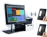 Mehrplatz-Kassensystem für Gastronomie (Restaurant, Brauerei, Bar, Cafe usw.) mit zwei 7