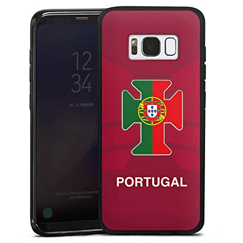 Samsung Galaxy S8 Silikon Hülle Case Schutzhülle Portugal EM Trikot Fußball Europameisterschaft