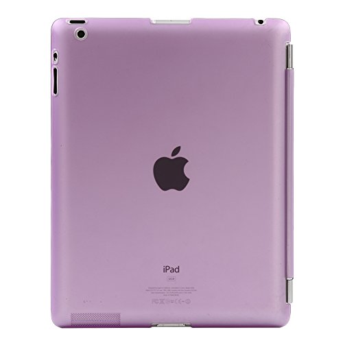 Besmall Neu Ultra Slim Edles iPad 2 3 4 Hülle – Smart Cover Leder Case Schutz Hülle Tasche + Back Case – inkl. Displayschutzfolie Reinigungstuch Stift mit Multi Ständer Auto Sleep Wake (iPad 2/3/4, Farbe:Weiß) - 7