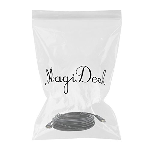 MagiDeal HDMI Kabel , Gold überzogener Anschluss Male Male HDMI Kabel , unterstützt Ethernet, 3D, 4K-Video und Audio Return – 10m - 2