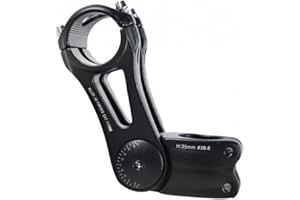 ROADNADO Bicycle Stem Riser, Handlebar Stem Ahead 31.8 mm ± 85° Adjustable Bicycle Handlebar Extension Aluminium Alloy Bicycle Handlebar Extender 90 mm 100 mm 145 mm for Bicycle BMX MTB Road Bike