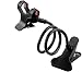 Tablor™ Tiny Deal Universal Rotating Lazy Bracket Flexible Mount Holder with Dual Clip for Mobile Phone - Black Color RS.199.00