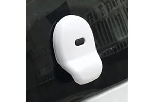 VTDOUQ Copertura della ciotola della maniglia della porta del bagagliaio posteriore dell'auto per Smart 453 fortwo, accessori per la copertura della ciotola della maniglia della maniglia del portellone