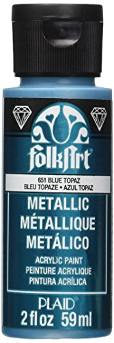 Folk Art Acrylic Paint, Topaz Blue, 2 oz